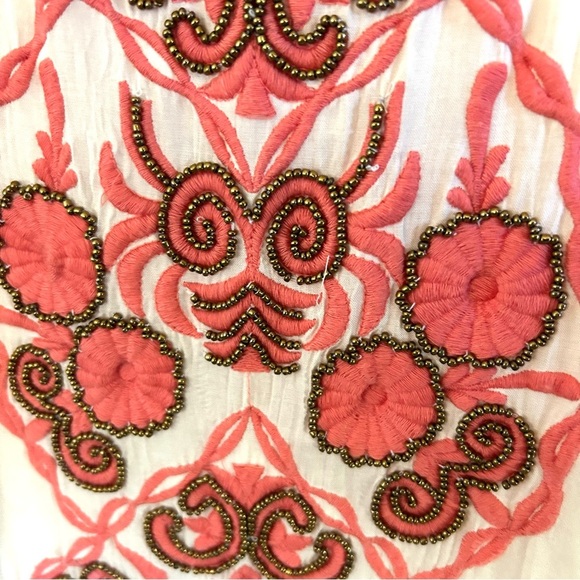 Lula Soul Beaded Embroidered Swing Dress. Size Medium. - Picture 5 of 16